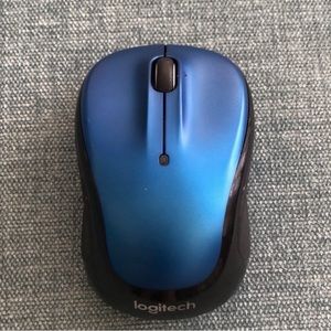 Blue Logitech Computer Mouse FOR PARTS ONLY
